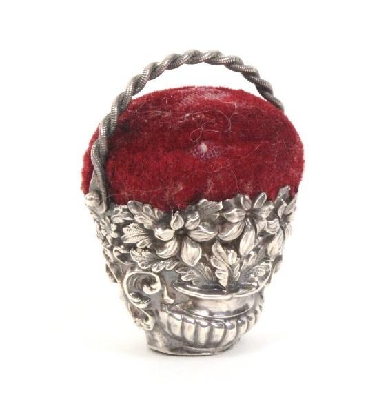 sterling silver pincushion
